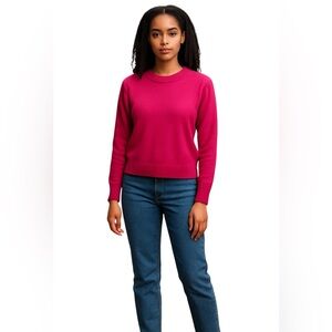 DIVIDED by H&M BARBIE PINK KNIT SWEATER Size XS Crewneck